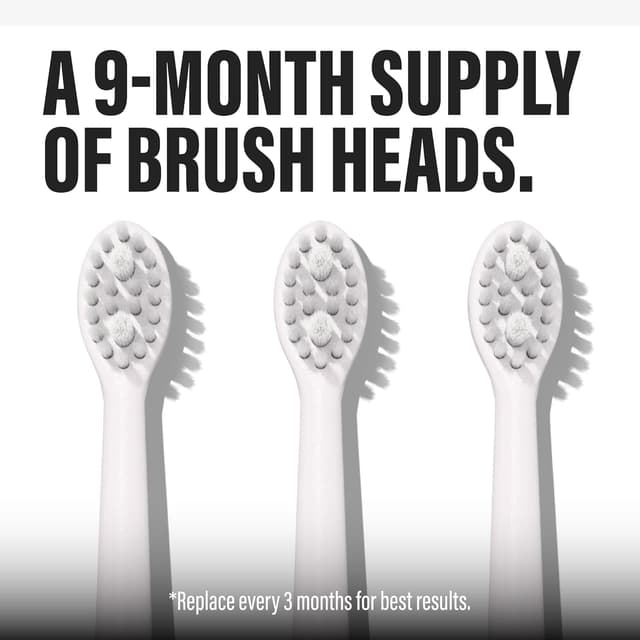 Detalle de Spotlight Oral Care Sonic Toothbrush Replacement Heads – 3 Pack (Micro-Action bristles) for Spotlight Sonic Toothbrush