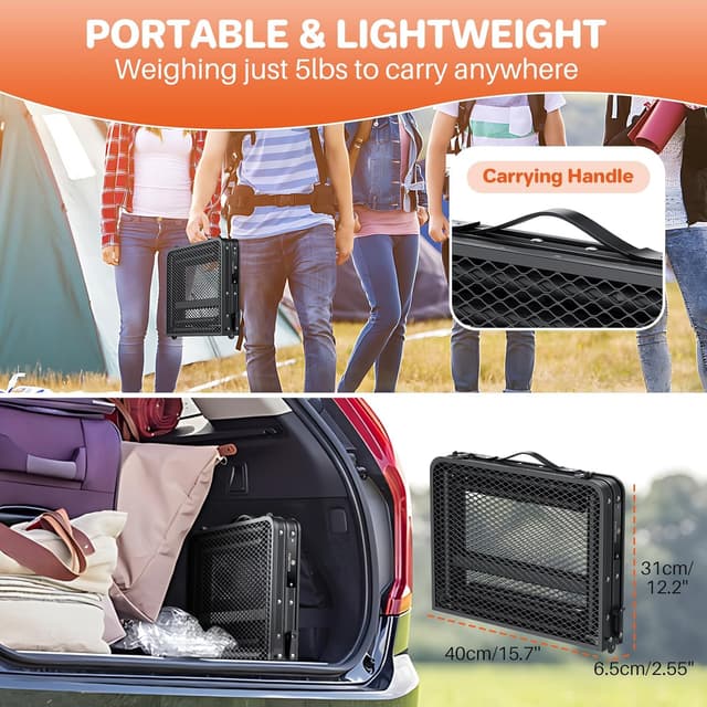 Thumbnail 2 de FUNYKICH Portable BBQ Table 58x40cm