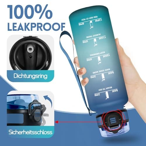 Detalle 2 de HoneyHolly Botella 1,5 L sin BPA para gimnasio 🚰