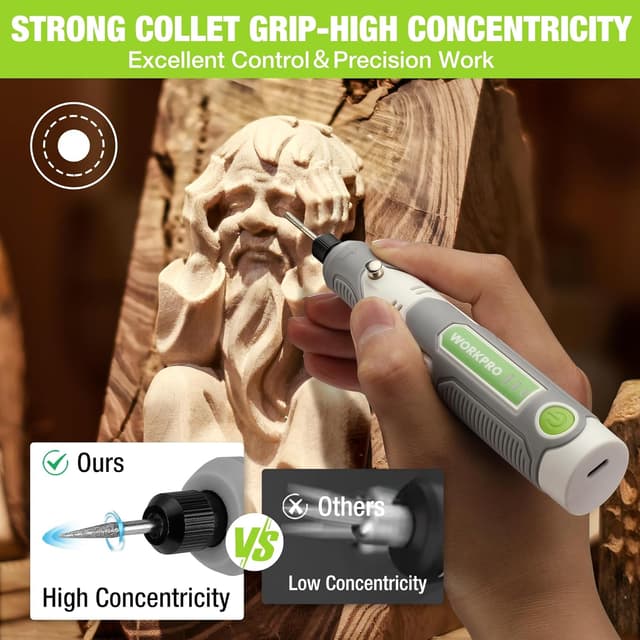 Thumbnail 2 de WORKPRO Mini Cordless Rotary Tool 3.6V