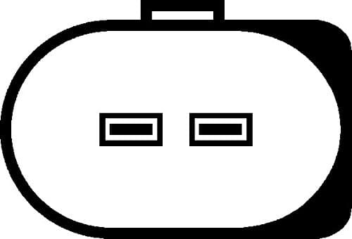 Detalle 2 de Hella 6PT 009 309-331 NTC 12V coolant temperature sensor (2-pin, sealed plug)