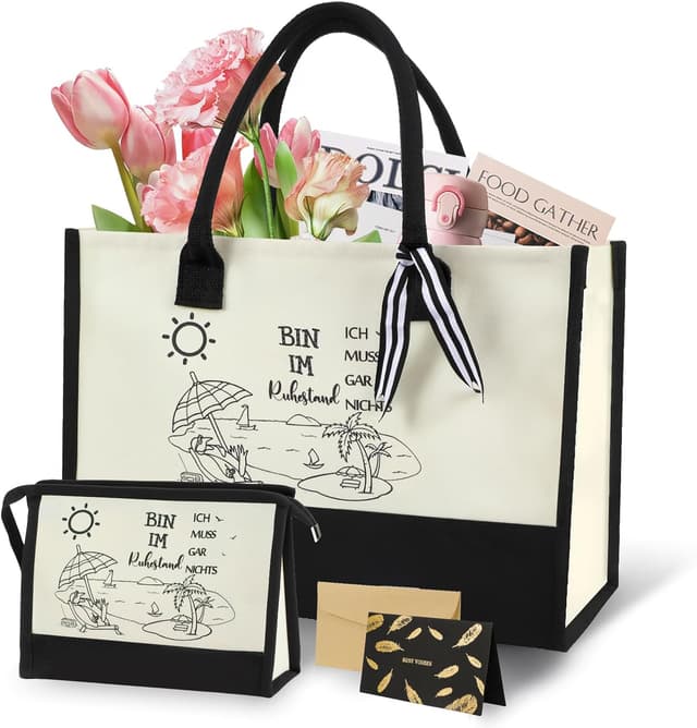 Detalle de Seutgjie Renteneintritt Geschenk Canvas Tragetasche