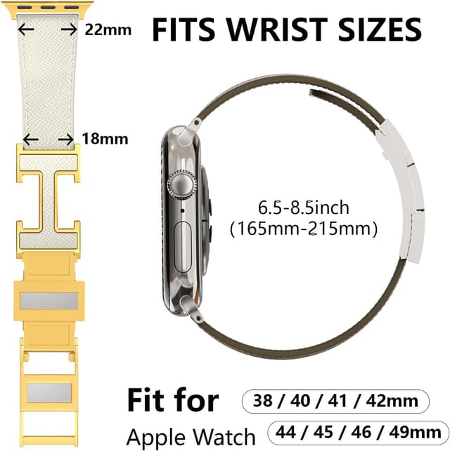 Thumbnail 5 de Apple Watch Ultra Leather Magnetic Band 49mm