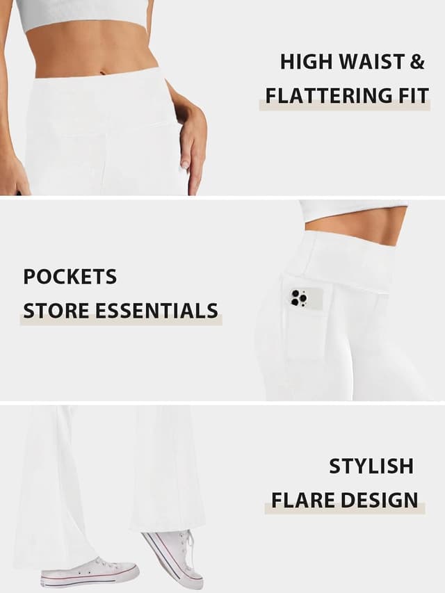 Thumbnail 6 de Pantalon de yoga femme Glacspyg Yoga à poches, taille haute, jogging stretch