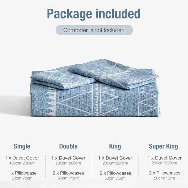 Thumbnail 6 de Lekesky Super King Duvet Cover 260x220