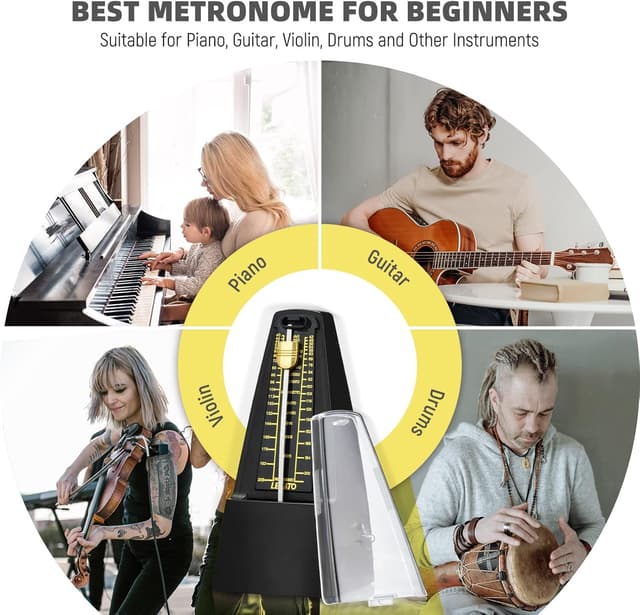 Thumbnail 5 de LEKATO Mechanical Metronome — 1 tempo ⏱