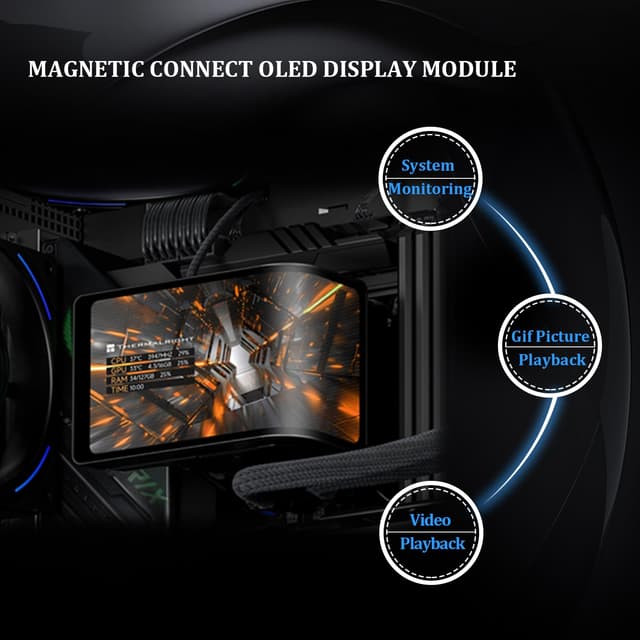 Detalle 2 de Thermalright Wonder Vision 360 Turbo 6.67in CPU cooler