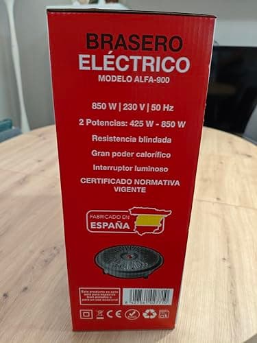 Thumbnail 3 de Genérico FM ALFA-900 brasero eléctrico 850W
