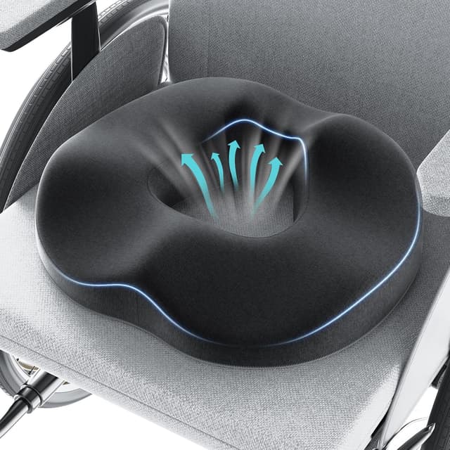 Thumbnail 6 de Benazcap Donut Pillow Seat Cushion for Hemorrhoids & Coccyx Pain Relief