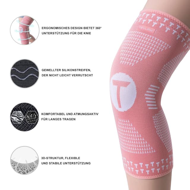 Detalle 2 de Teylam Kniebandage 2er Set, 360°