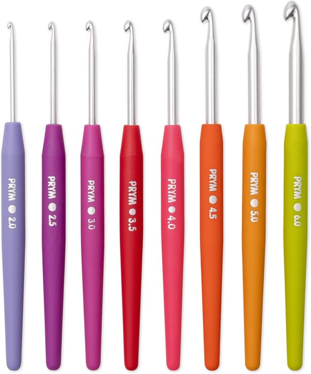 Thumbnail 2 de Prym Ganchos de Ganchillo Multicolor con Mango Suave 🧶