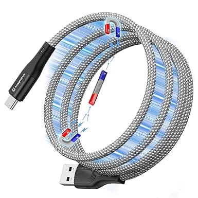 Imagen de Magtame Cable Magnético USB-C Retráctil 1.5m para Carga ⚡ en OfertitasTOP