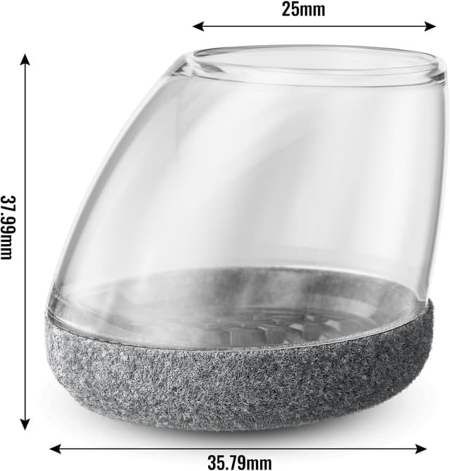 Thumbnail 6 de MAYZOLOP 16 Stück Stuhlbeinkappen für schräge Stuhlbeine (Ø26–33 mm) mit grauem Filz