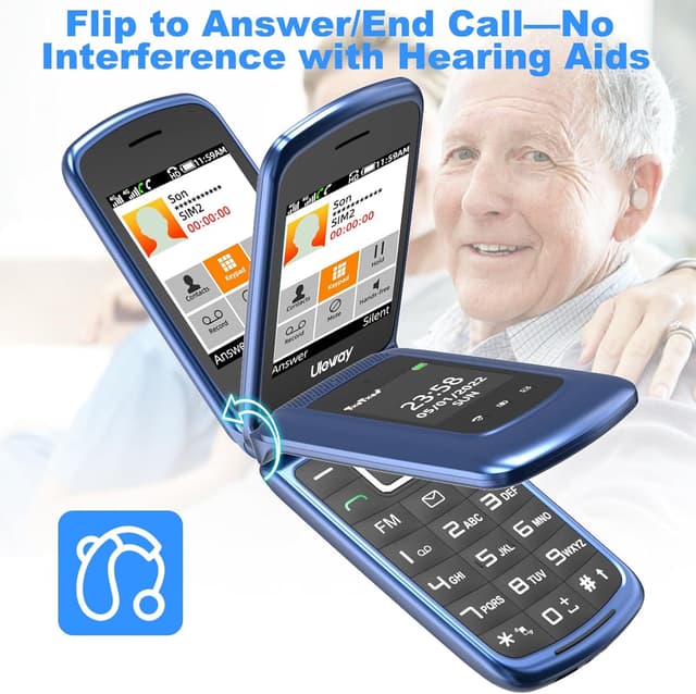 Detalle de 4G Senior mobile phone with 2.4-inch screen