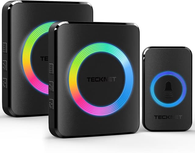 Detalle de TECKNET Funkklingel Kabellos Set 400 m
