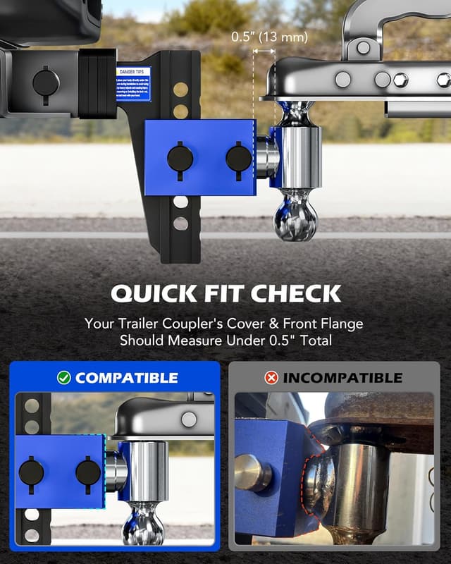 Detalle 2 de Orion Motor Tech Adjustable 6in Drop Hitch