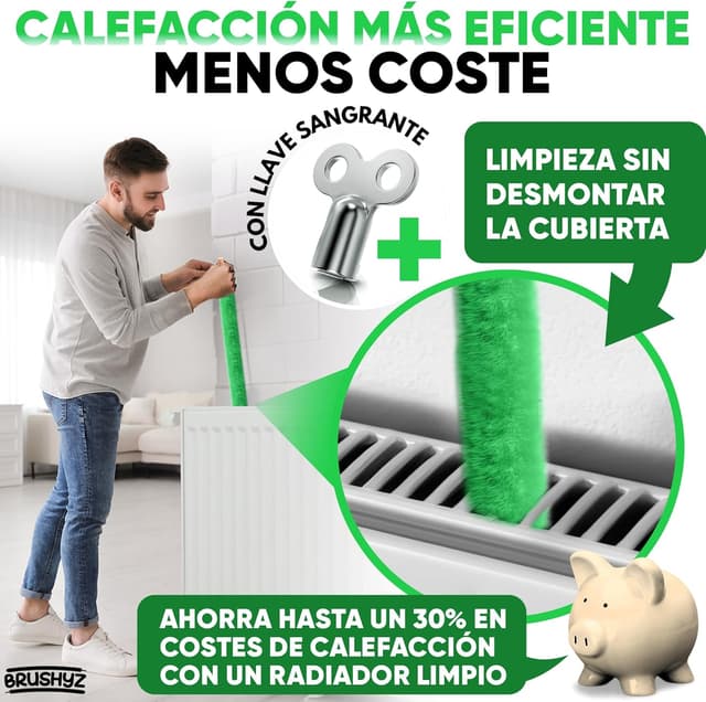 Thumbnail 1 de BRUSHYZ Cepillo limpia radiadores 115 cm