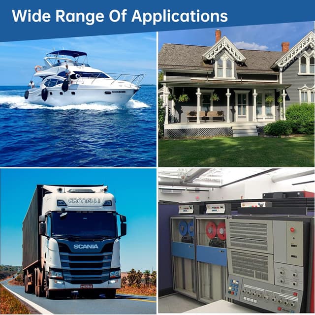 Thumbnail 6 de 10 m U-Shaped Car Door Edge Protectors Rubber Anti-Collision Trim (Black)