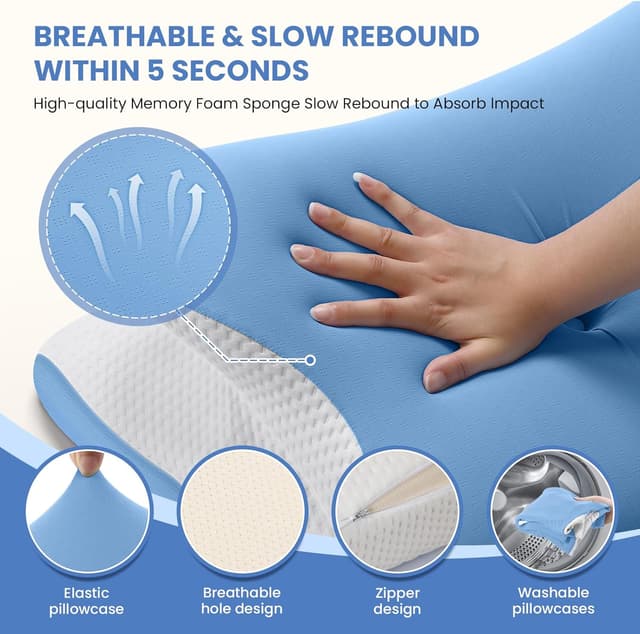 Thumbnail 4 de A-Pce APCE Almohada Cervical Viscoelástica 66x39x10/13cm