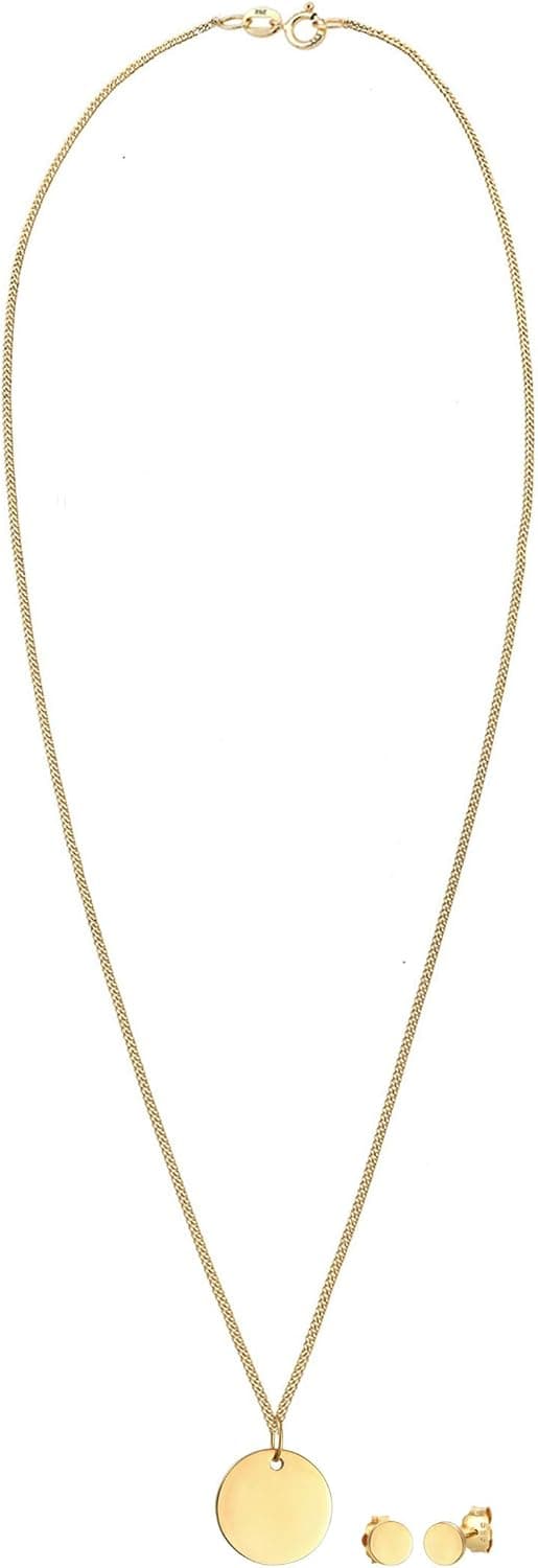 Detalle 1 de Elli PREMIUM Schmuckset 585 Gelbgold