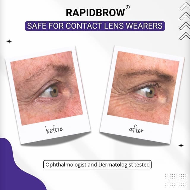 Detalle 2 de rapidBrow Eyebrow Enhancing Serum (3 mL) with HEXATEIN 2 Complex