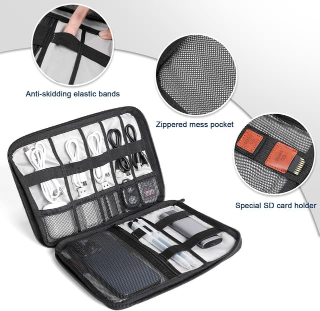 Thumbnail 5 de Cozary Organizzatore di Cavi 26x19x3 cm