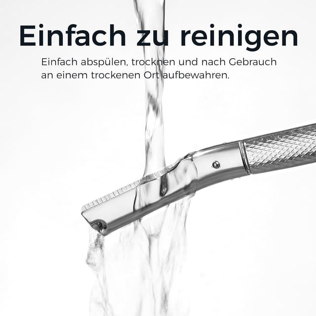 Thumbnail 6 de Augenbrauen Rasierer mit Edelstahlklingen (6 Klingen) – wiederverwendbarer Gesichtsrasierer fürs Dermaplaning