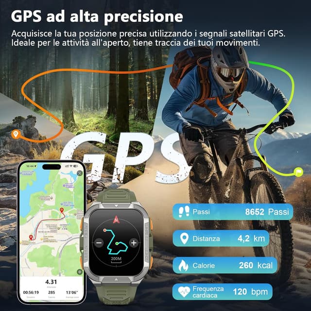 Thumbnail 2 de Blackview smartwatch sportivo 1,91" GPS
