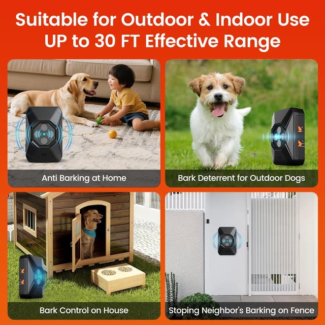 Thumbnail 5 de Ahuyentador Ultrasonidos 30FT para perros 📢