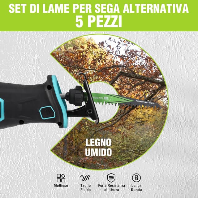 Thumbnail 4 de WORKPRO Lame per Sega 152 mm 5 pezzi