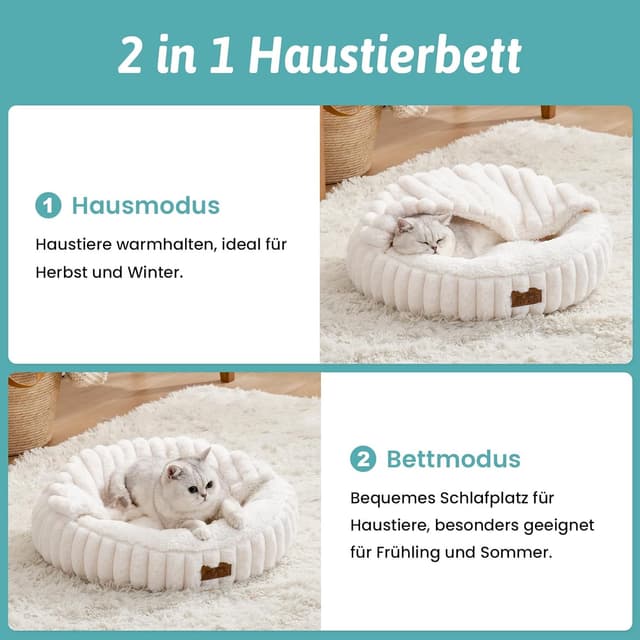 Detalle de COZY KISS Katzenbett 58x58x15 cm