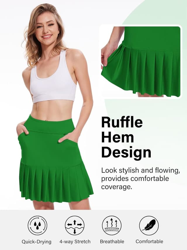 Thumbnail 2 de MOTEEPI 19 Zoll Golfrock Damen Kniehöhe