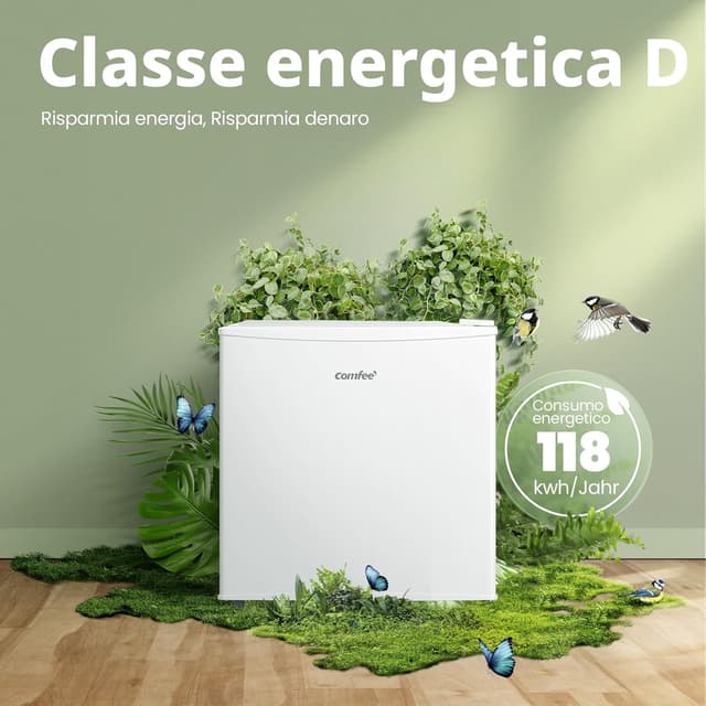 Detalle de COMFEE' RCU40WH3EU(E) Mini congelatore da 31 L con porta reversibile e termostato regolabile
