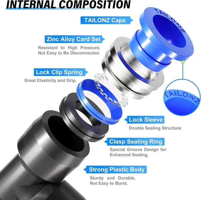 Detalle 2 de Winkel 8 mm Rohr-AD Push Lock PV8