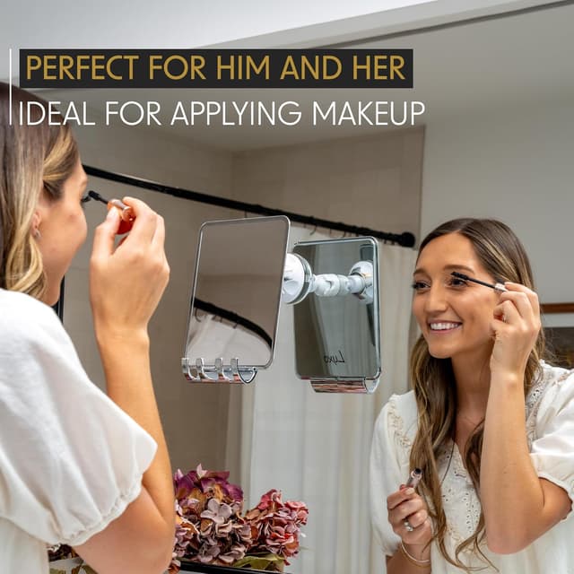 Detalle de Luxo Shower Mirror fogless shaving mirror