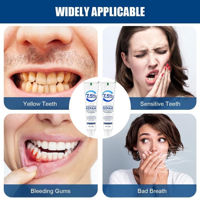 Thumbnail 4 de AOOSU Hydroxyapatite Dentifrice 2x120g 🪥