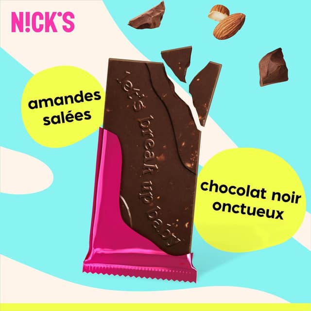 Thumbnail 4 de NICKS Chocolat noir amande-fleur de sel ⚡