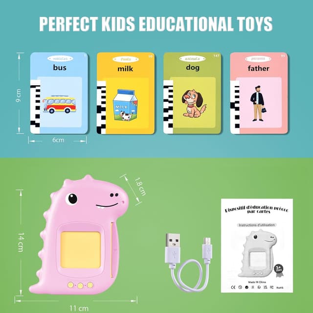 Thumbnail 6 de Talking Flash Cards 224-word educational toy