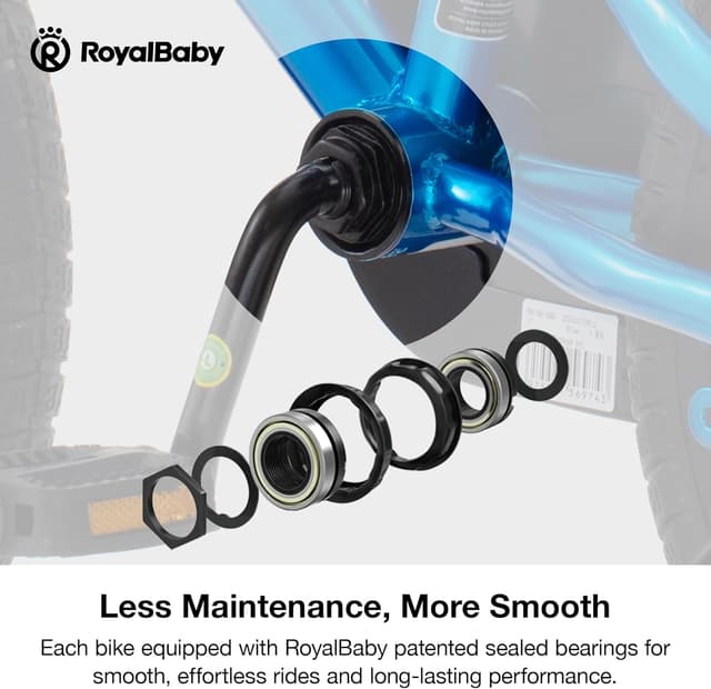 Thumbnail 4 de RoyalBaby Freestyle Classic Kids Bike 12–18 Inch