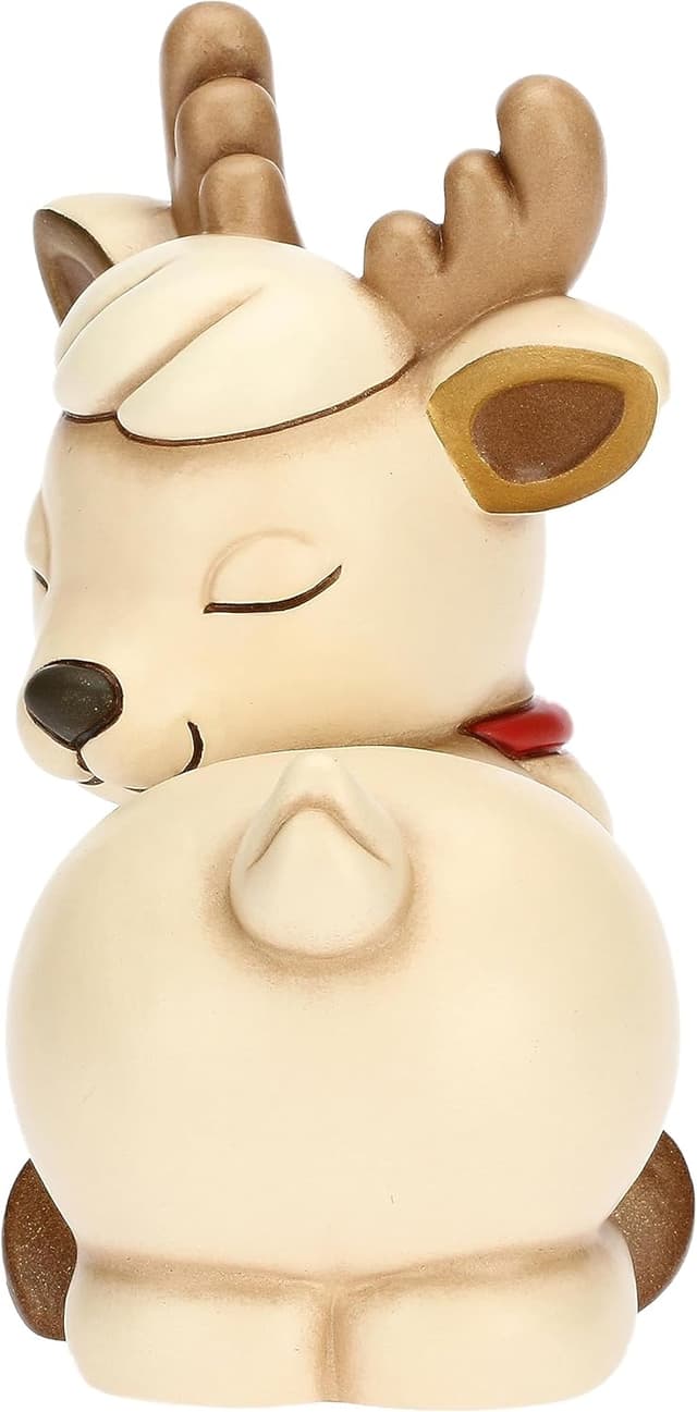 Thumbnail 4 de THUN Renna Robin Seduta in ceramica 15 cm 🎄