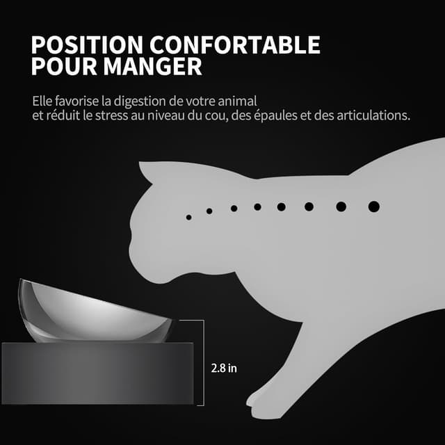 Thumbnail 3 de PETKIT CYBERTAIL bol surélevé 13,7 cm