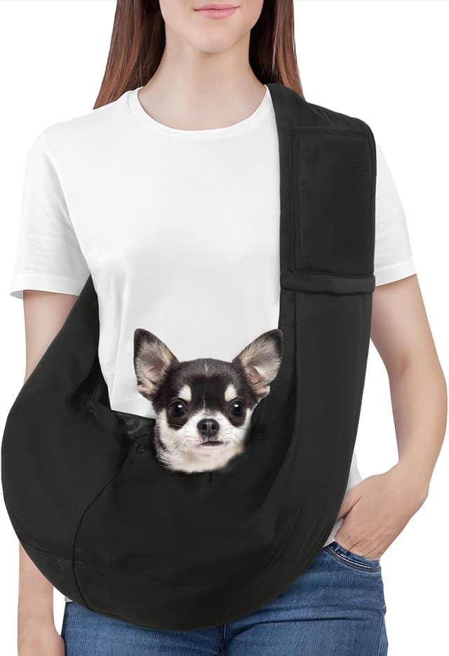 Detalle de Pawaboo Small Dog Sling Carrier 12 lb