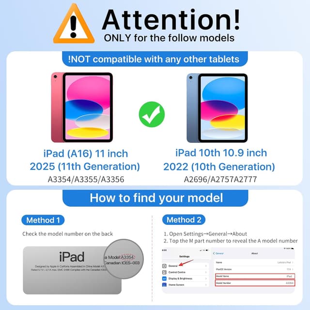 Detalle 2 de MoKo Hülle für iPad 11 Zoll 2025