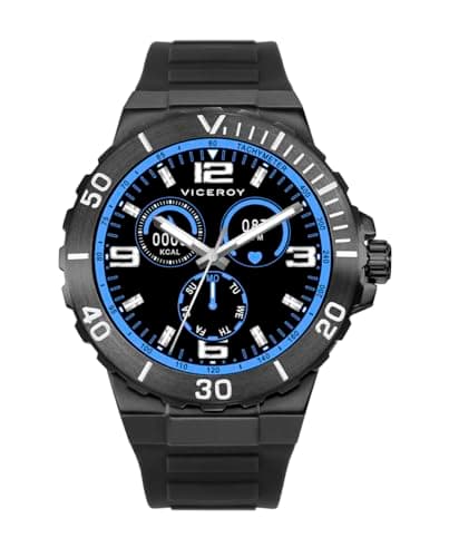 Detalle de Viceroy Fashion Smartpro 41163-10: smartwatch de hombre con caja de acero IP y correa de silicona negra