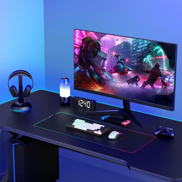 Thumbnail 6 de RedThunder 75% kabelloses Gaming-Tastatur- und Maus-Set (DE TKL, 85 Tasten) inkl. 7-Farben Honeycomb-Maus, wiederaufladbar – Weiß/Schwarz