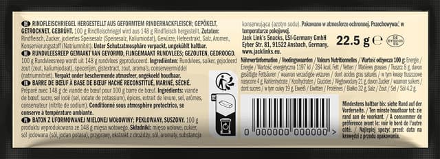 Thumbnail 5 de Jack Link's Protein Bar 22,5 g barres protéinées 🥩