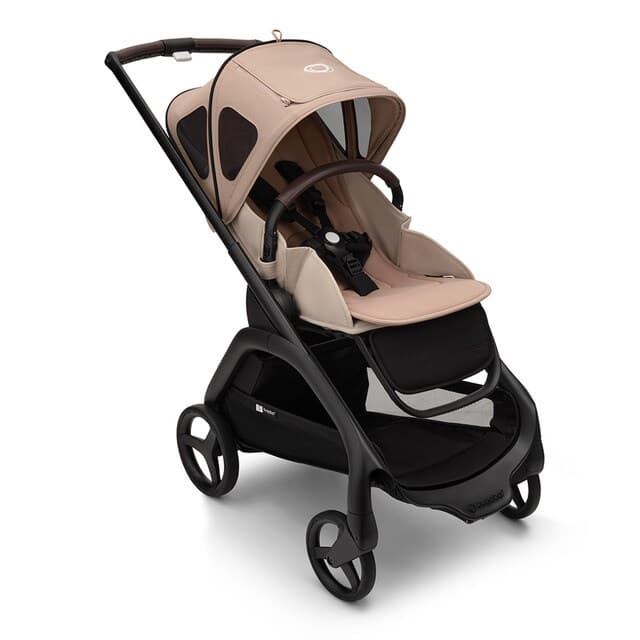 Detalle de Bugaboo Dragonfly silla de paseo grafito, capota ventilada 🚼