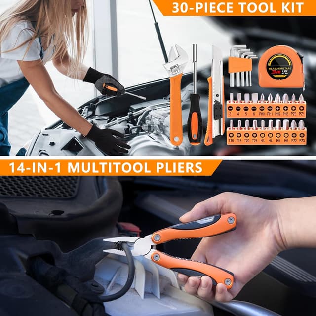 Detalle 1 de HLWDFLZ Car Emergency Kit 12V 250 PSI