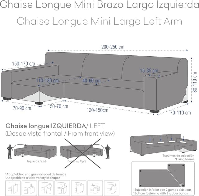 Thumbnail 3 de Eysa Luz funda Chaise Longue Mini