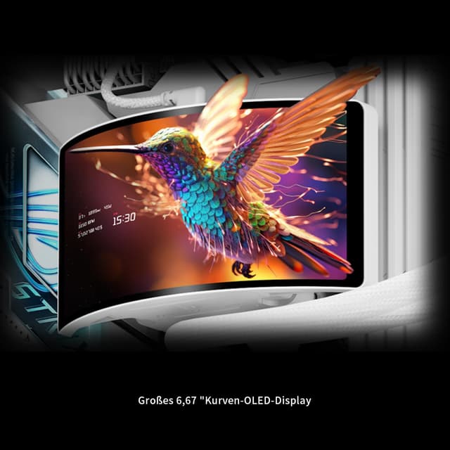 Detalle de TR Rainbow Vision 360 TURBO ARGB – Raffreddatore CPU AIO con schermo curvo 6,67" e supporto AM4/AM5